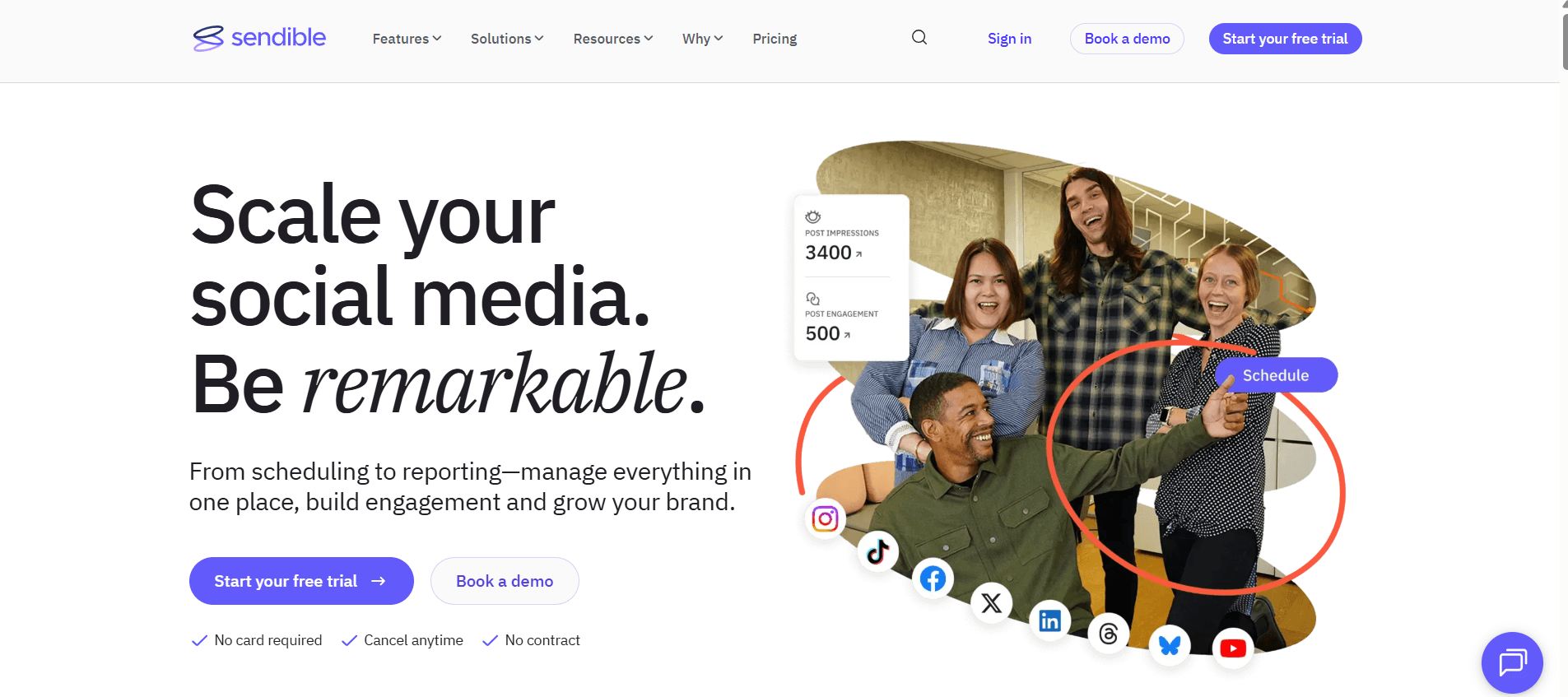 One of the best social media management tool for agencies Sendible