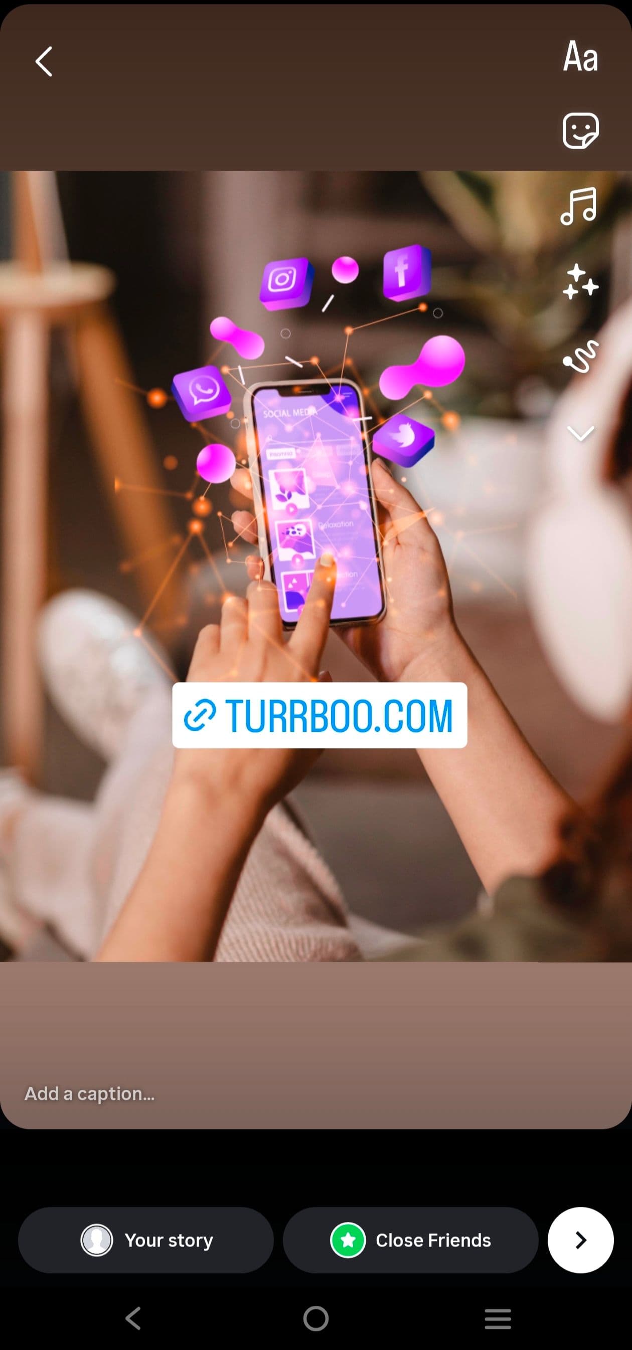 how to add a link on instagram story