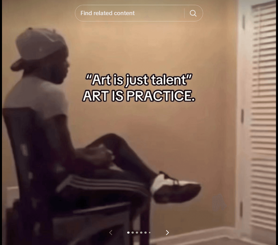 Talent Is a Pursued Interest tiktok trend 2025