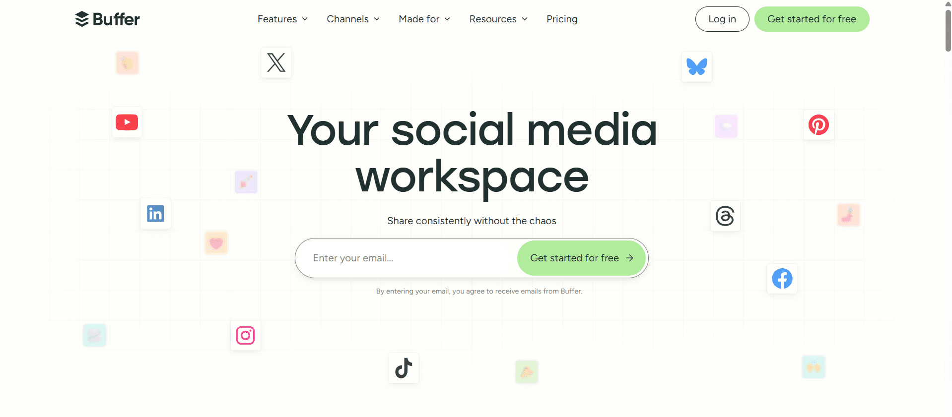Free social media management tool Buffer