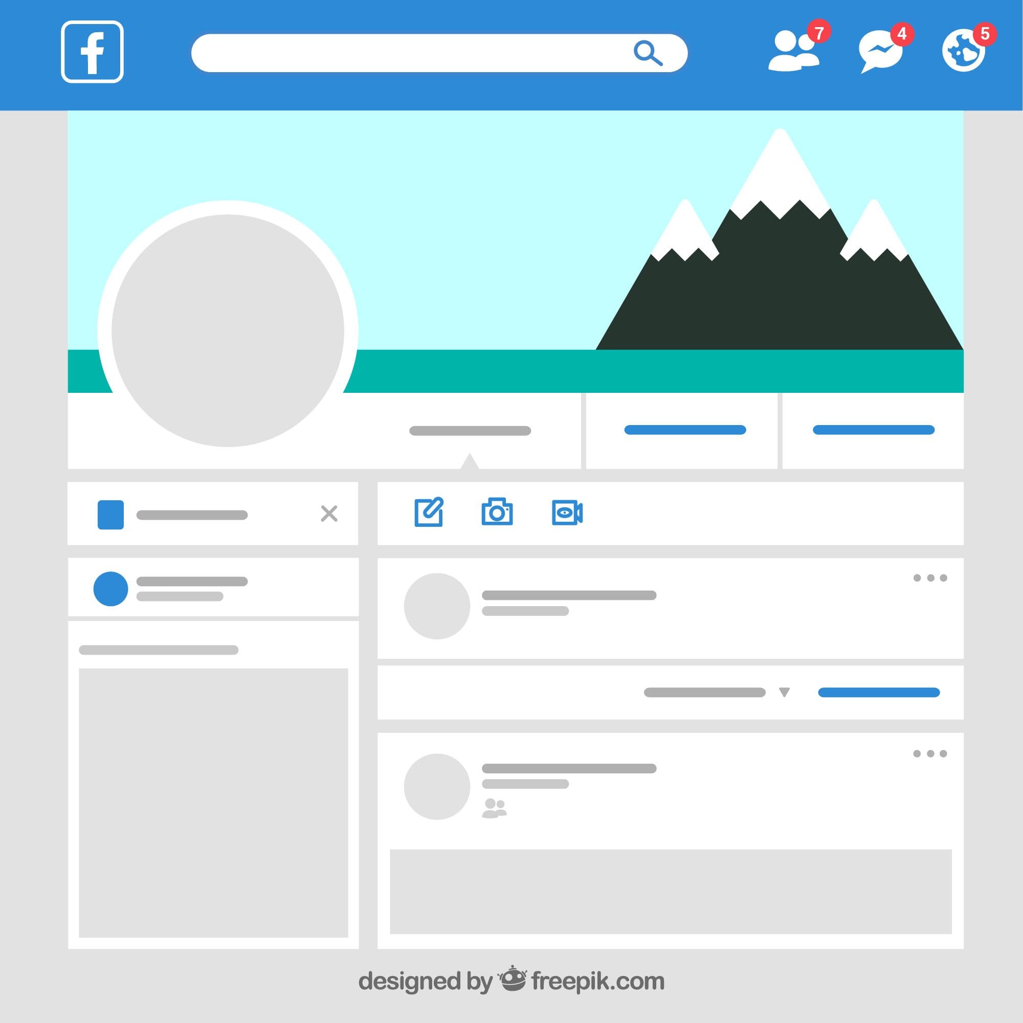 Updating facebook page for marketing strategy in facebook
