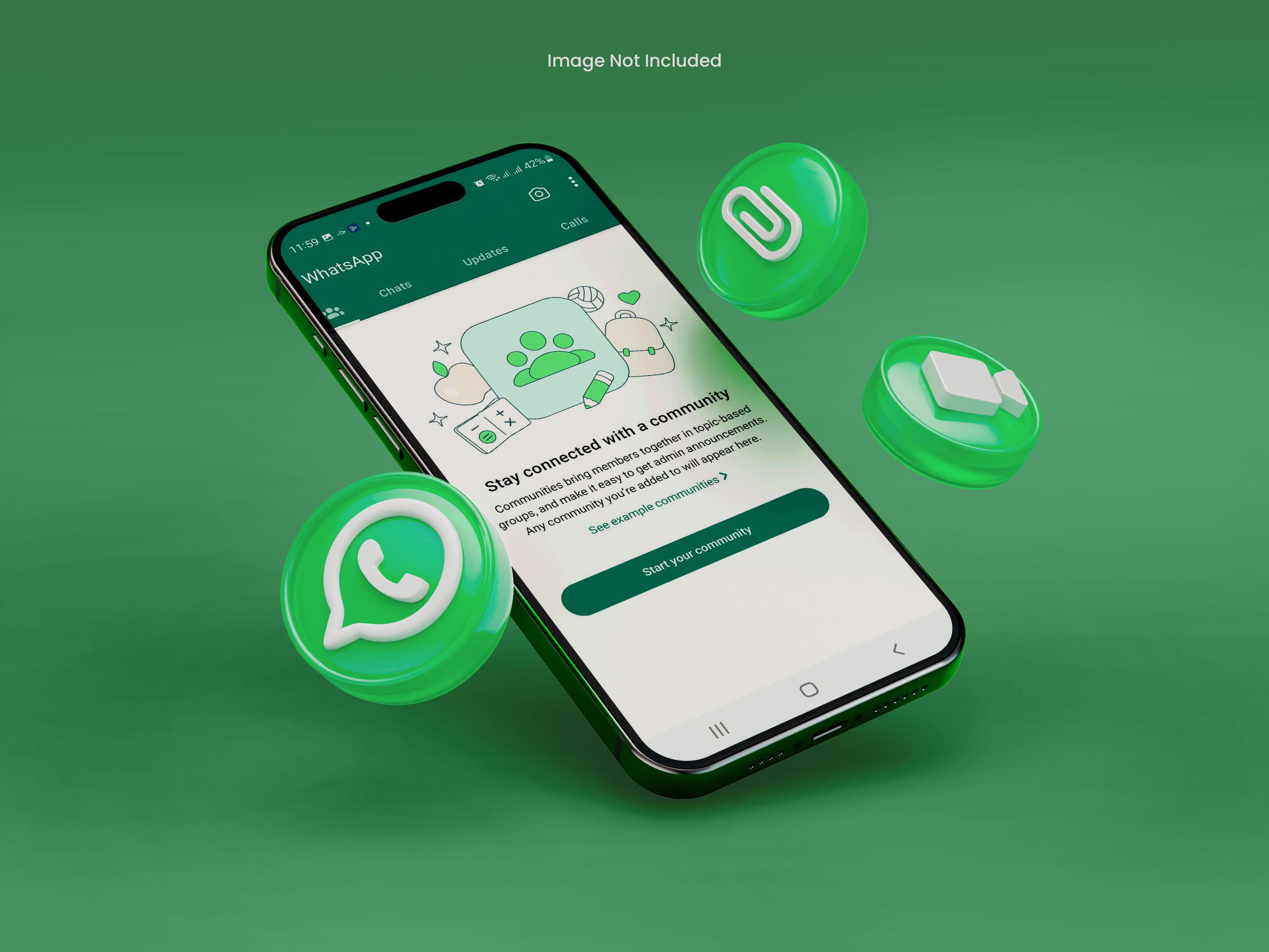Whatsapp on a mobile